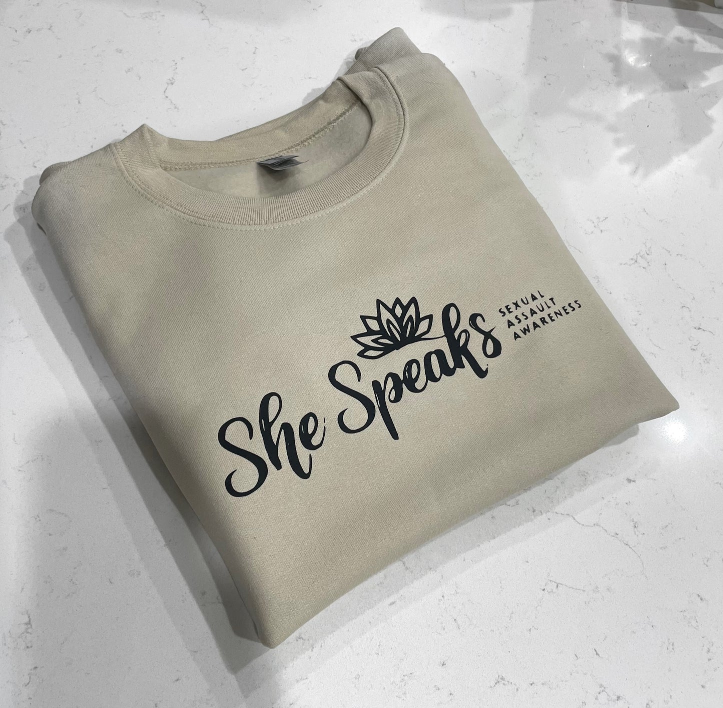 She Speaks Crewneck