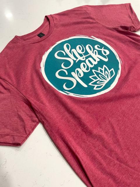 She Speaks Terracotta T-Shirt